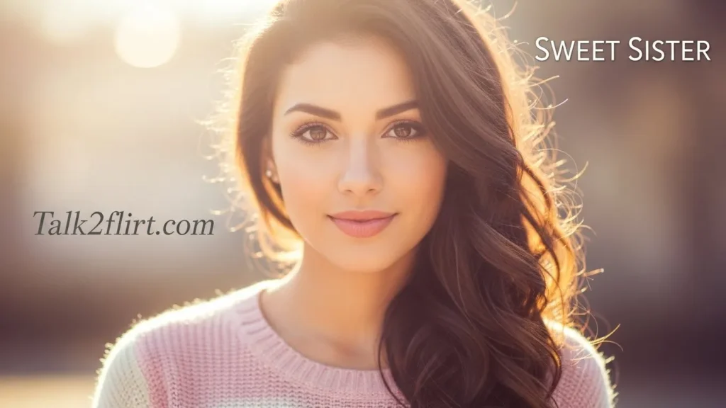 Sweet Sister Pick Up Lines