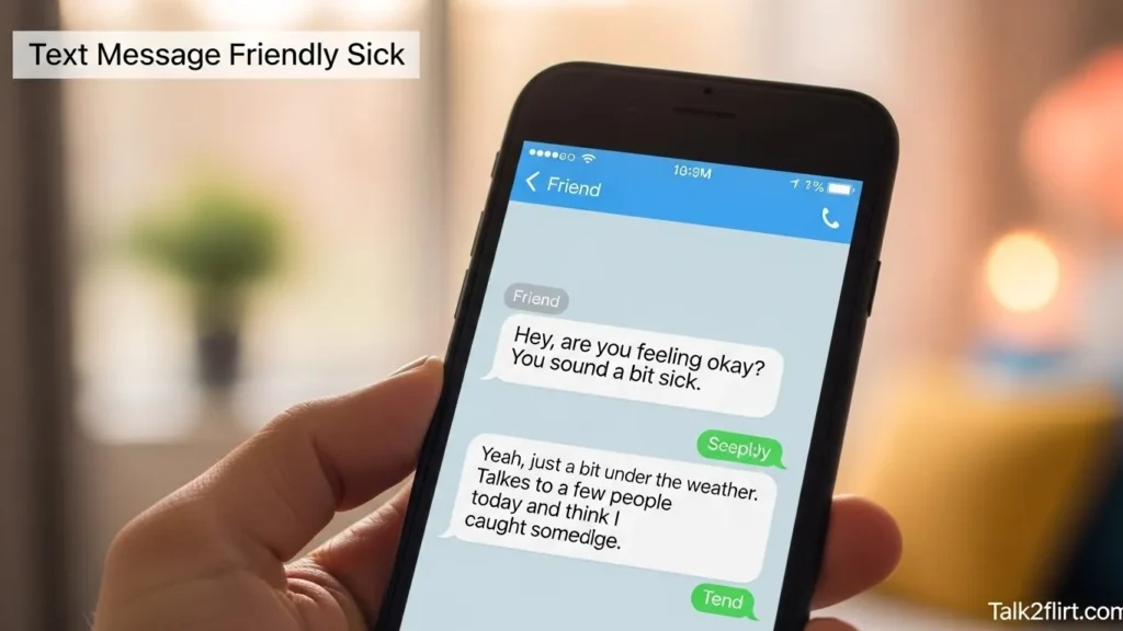 Text Message Friendly Sick Pick Up Lines