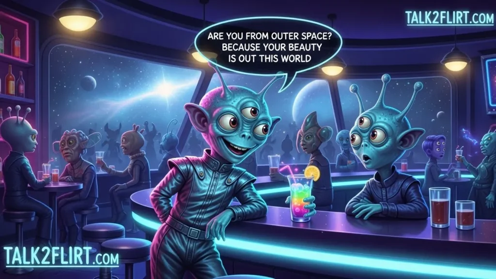 Witty Alien Pick Up Lines