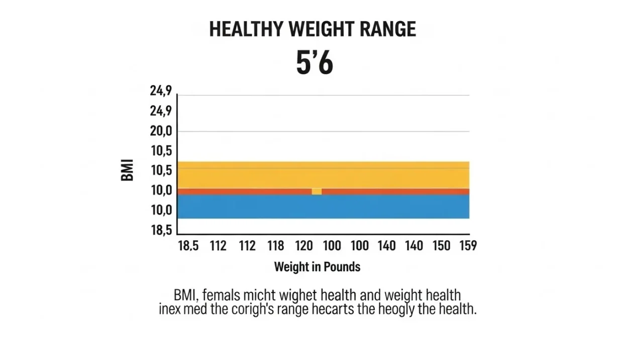average weight for 5'6 female