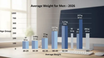 Average Weight For Men