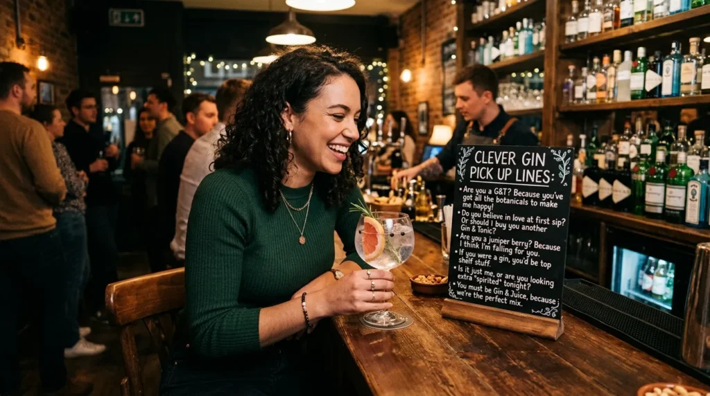 Clever Gin Pick Up Lines