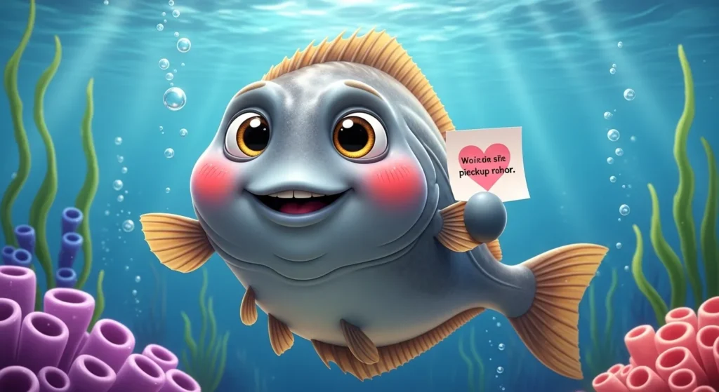 Cute Halibut Pickup Lines