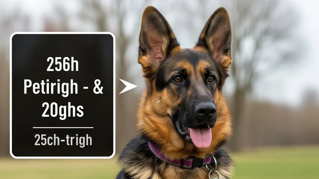 german shepherd weight