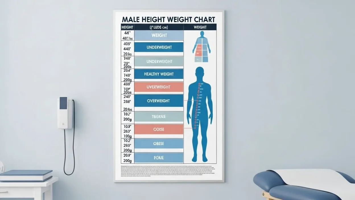 Height Weight Chart Male
