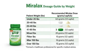 Miralax Dosage By Weight