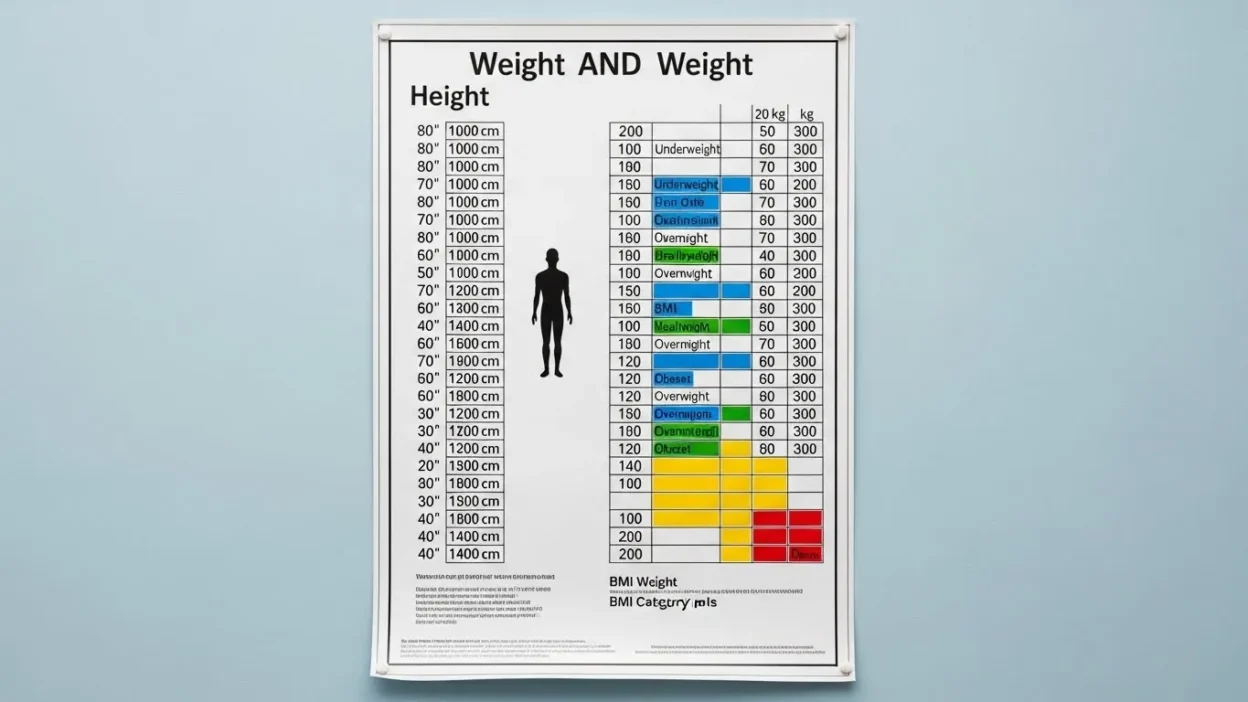 Weight And Height Chart