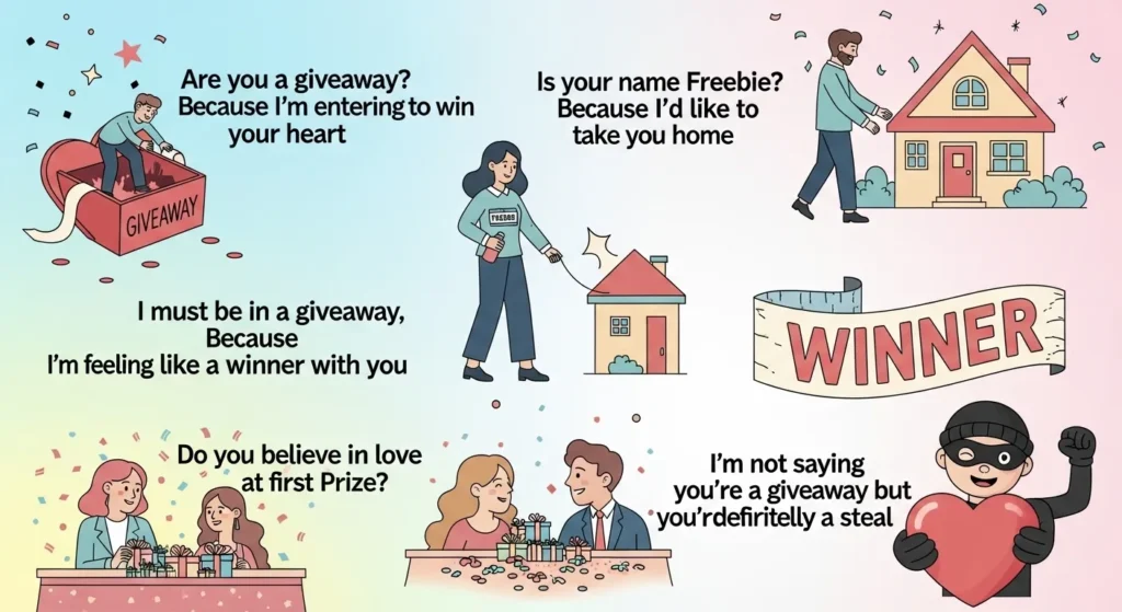 Best Giveaway Pickup Lines 