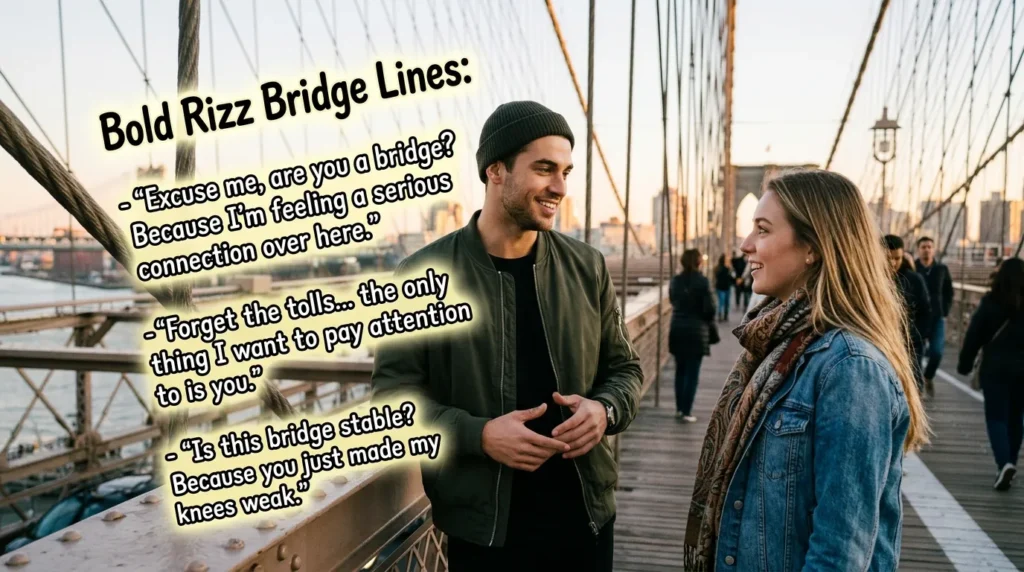 Bold Rizz Bridge Pick Up Lines