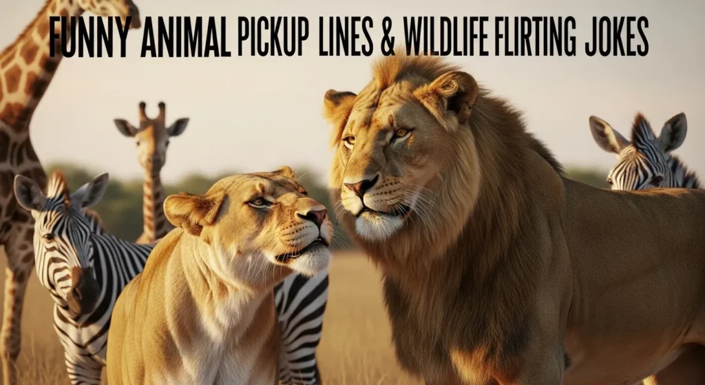 Funny Animal Pickup Lines & Wildlife Flirting Jokes