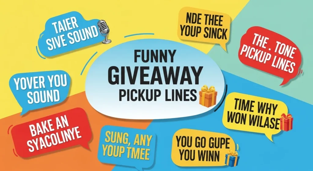 Funny Giveaway Pickup Lines