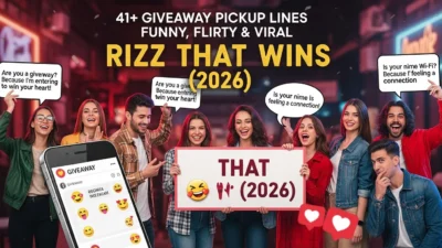 Giveaway Pickup Lines