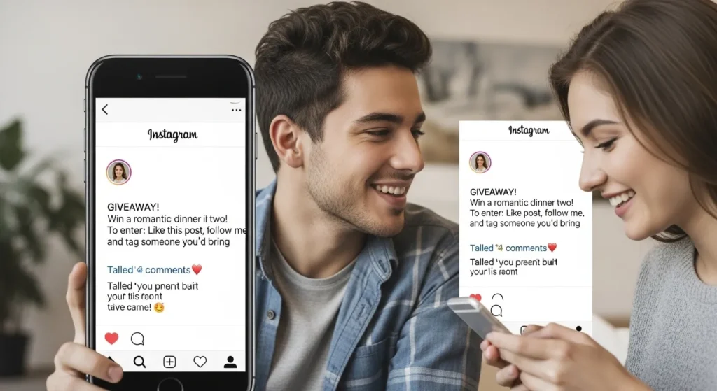 Instagram Giveaway Flirting