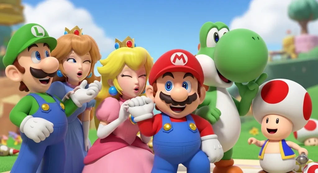 Mario & Friends Pick Up Lines