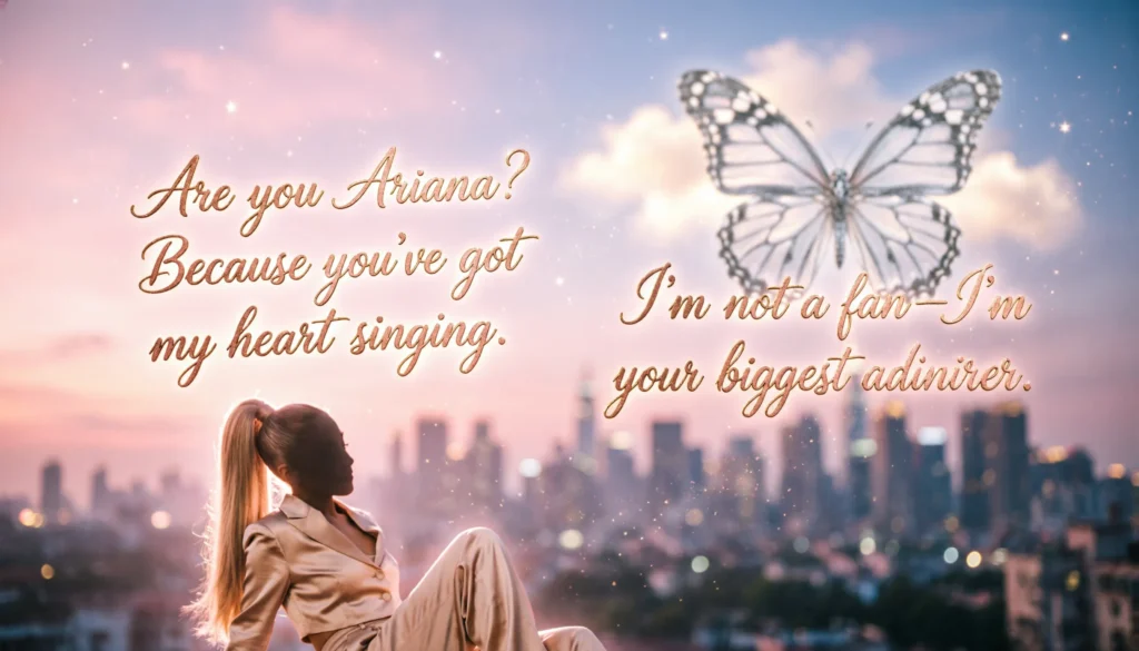 Romantic Ariana Fan Pickup Lines