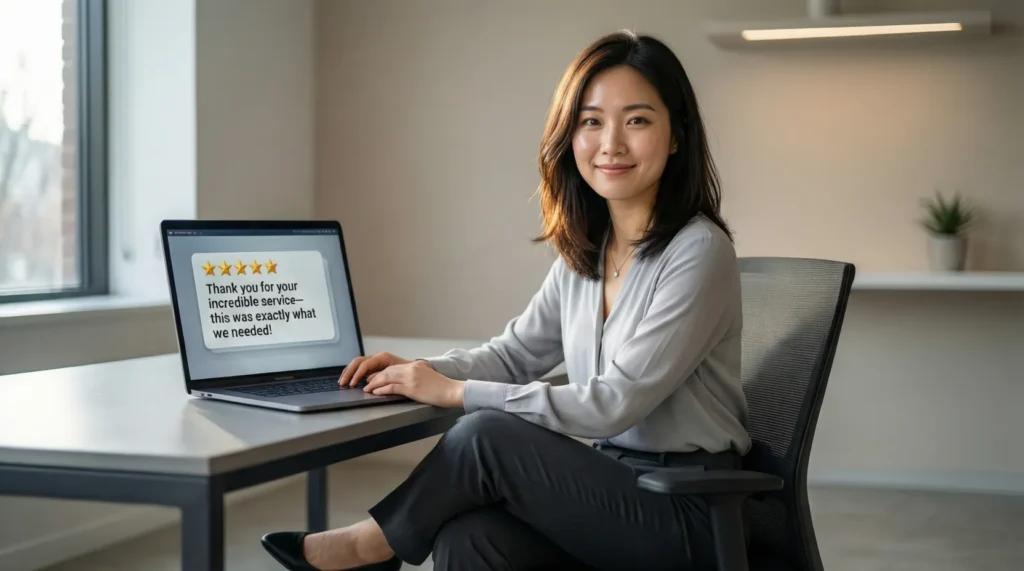 Thanking Users for Their Review