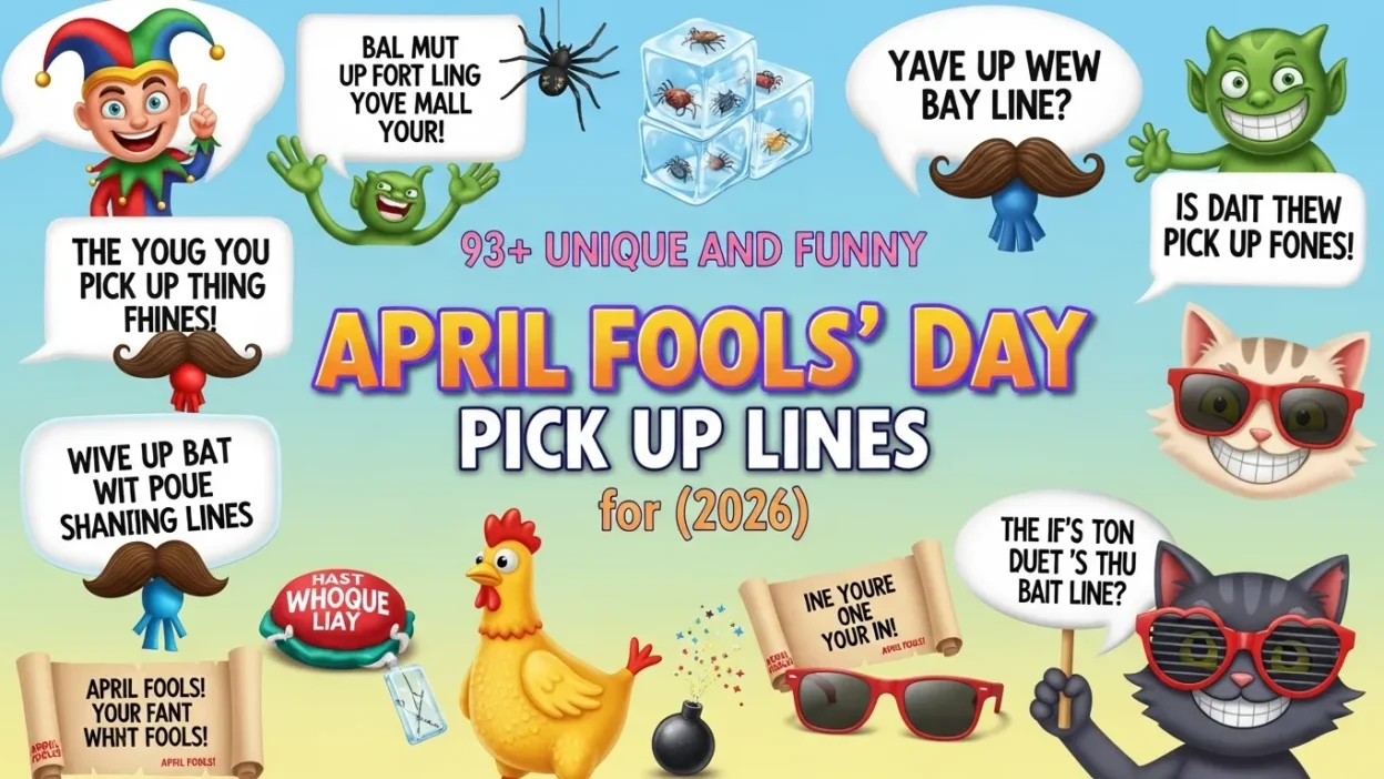 April Fools Day Pick Up Lines