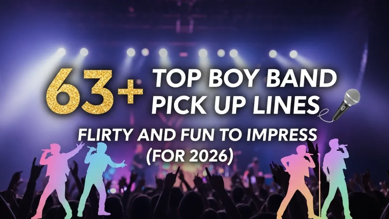 Boy Band Pick Up Lines