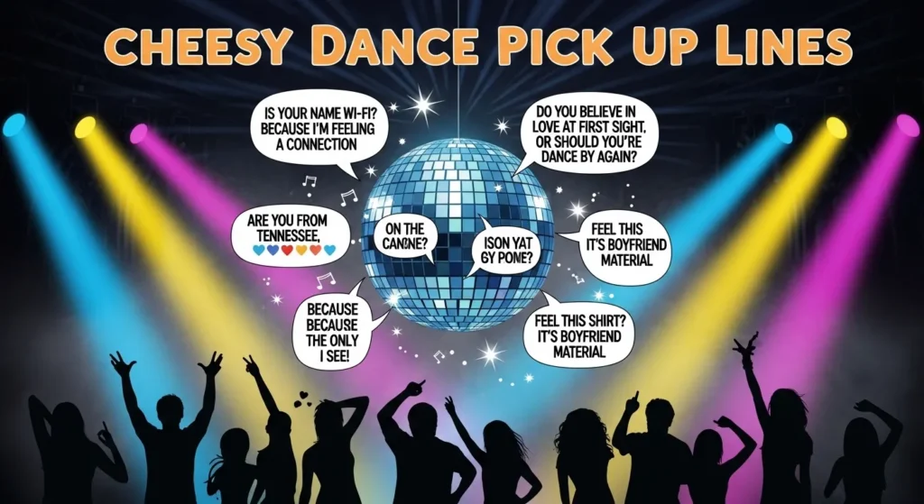Cheesy Dance Pick Up Lines