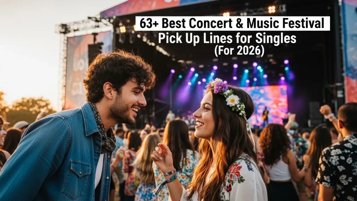 Concert & Music Festival Pick Up Lines