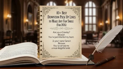 Downton Abbey Pick Up Lines