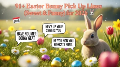 Easter Bunny pick up lines