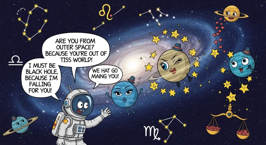 Funny Astrology & Astronomy Pick Up Lines