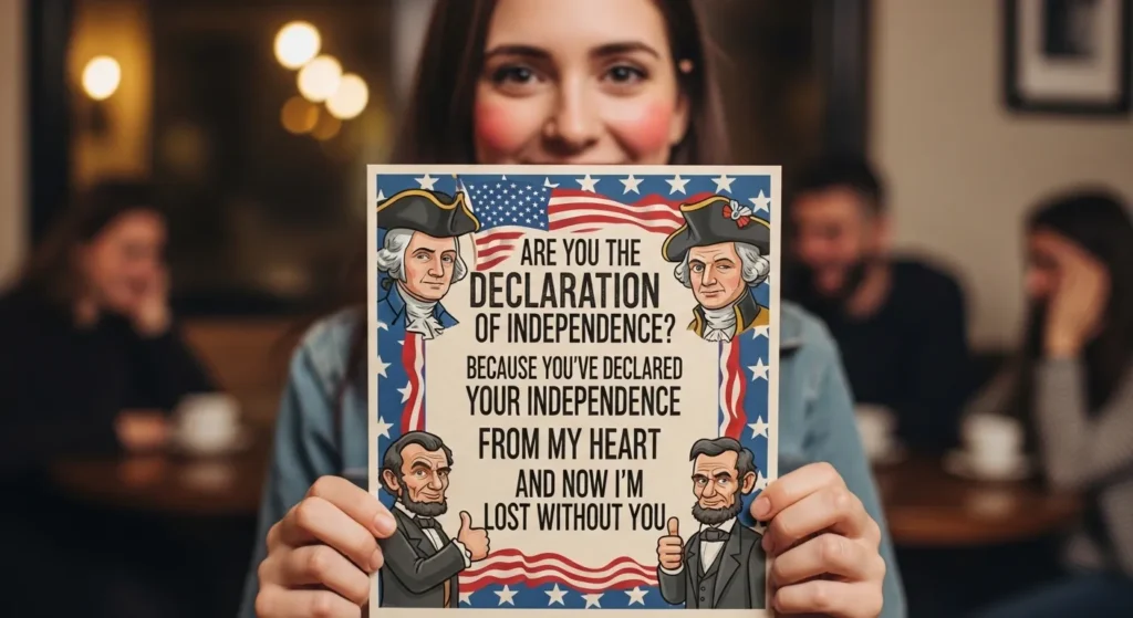 Funny US History Pick Up Lines