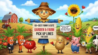 Garden & Farm Pick Up Lines