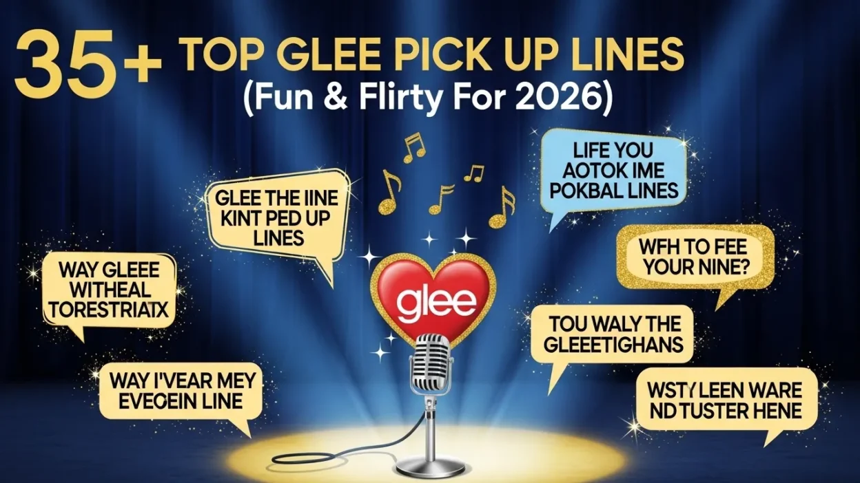 Glee Pick Up Lines