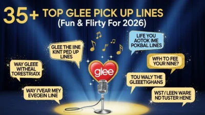 Glee Pick Up Lines