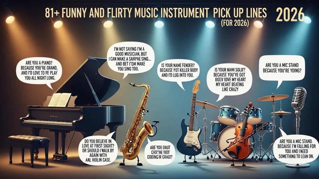 Music Instrument Pick Up Lines