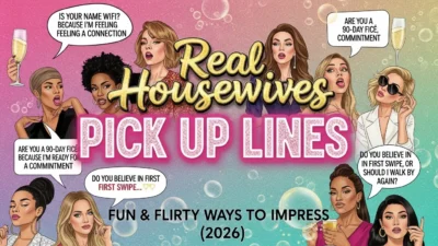 Real Housewives Pick Up Lines