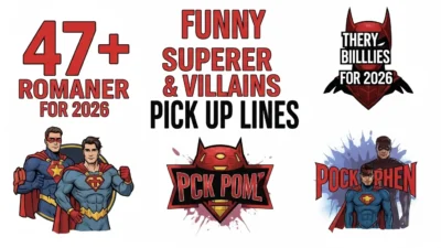 Superheroes & Villains Pick Up Lines