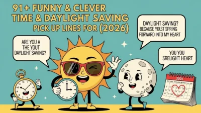 Time & Daylight Saving Pick Up Lines