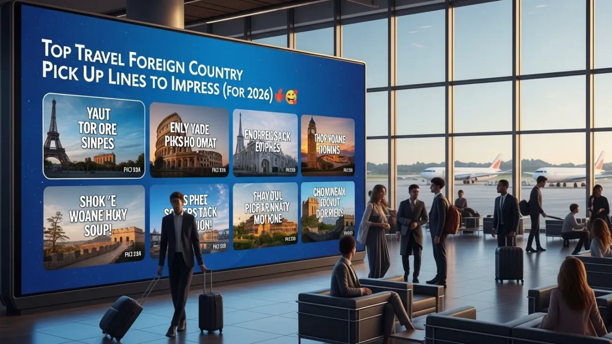 Travel Foreign Country Pick Up Lines