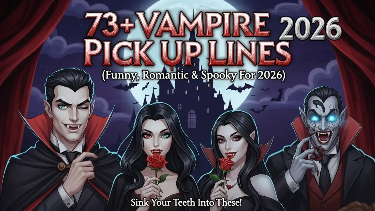 Vampire Pick Up Lines