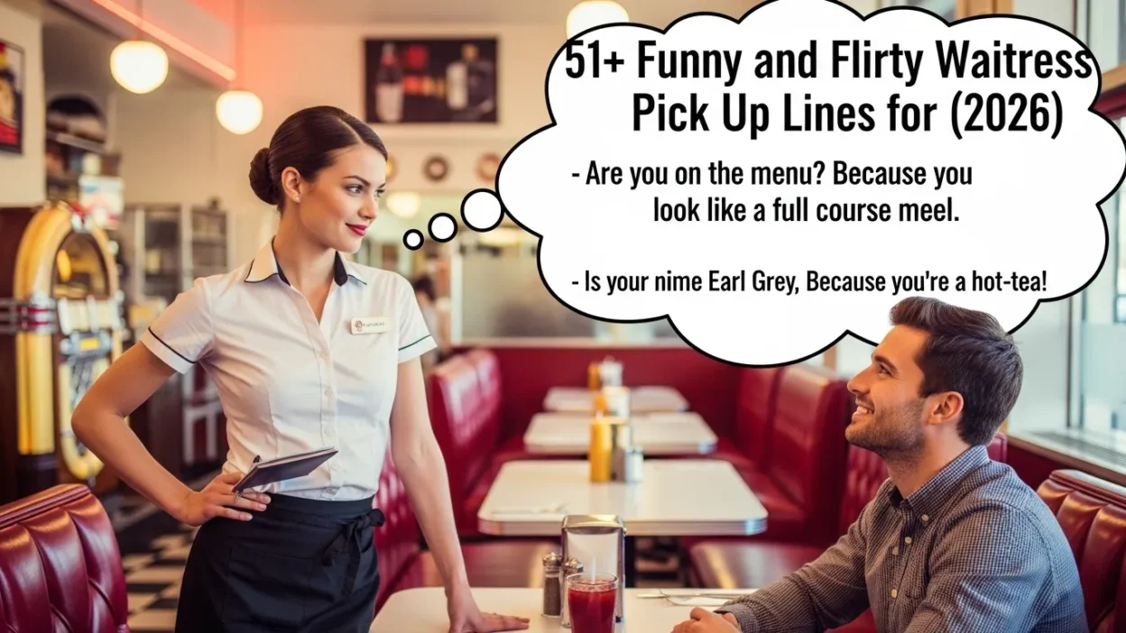 Waitress / server pick up lines