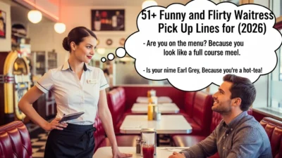 Waitress / server pick up lines