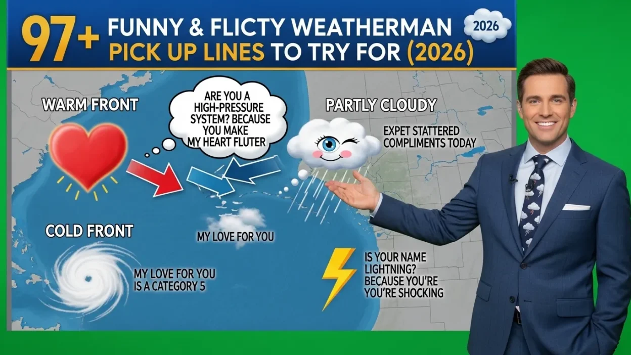 Weatherman Pick Up Lines