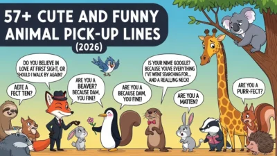Animal pick up lines