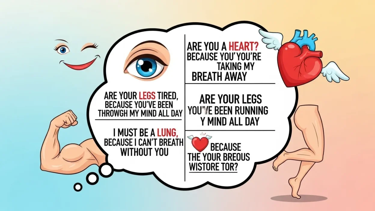 Body Parts Pick Up Lines