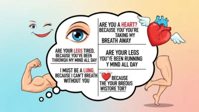 Body Parts Pick Up Lines