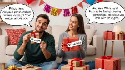 Gift Ideas for Husband/Wife Pickup Line