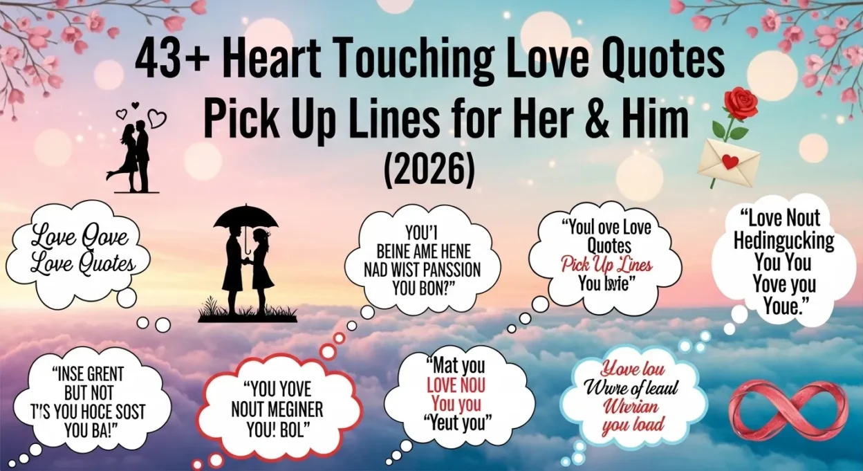 Love Quotes Pick Up Lines