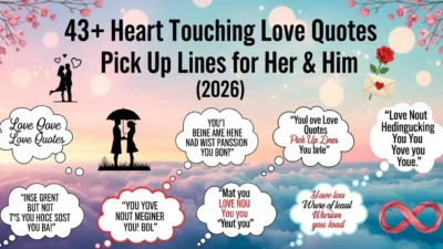 Love Quotes Pick Up Lines