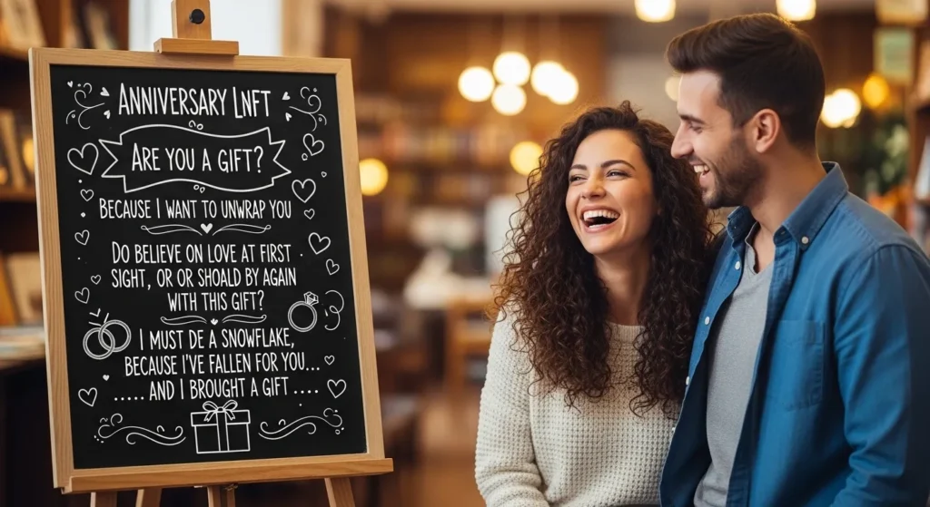 Romantic Anniversary Gift Pickup Lines