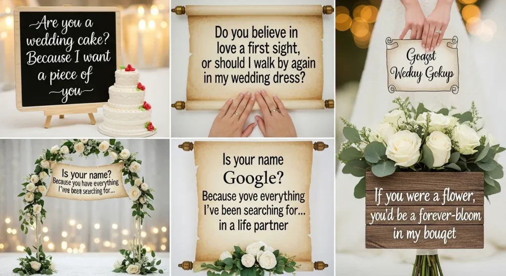 Romantic Wedding Ideas Pickup Lines