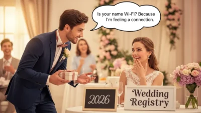 Wedding Registry Pickup Line