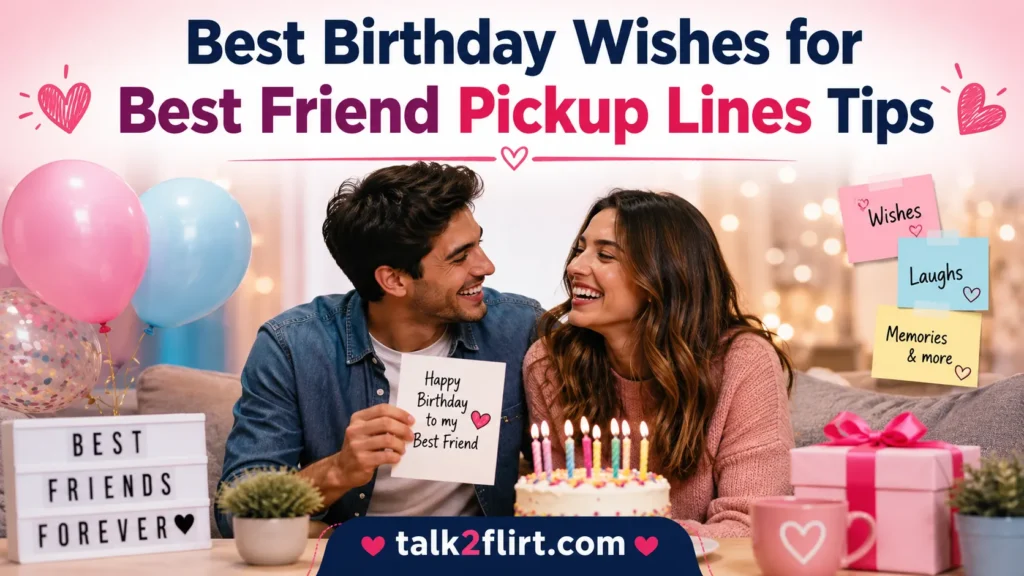 Best Birthday Wishes for Best Friend Pickup Lines Tips